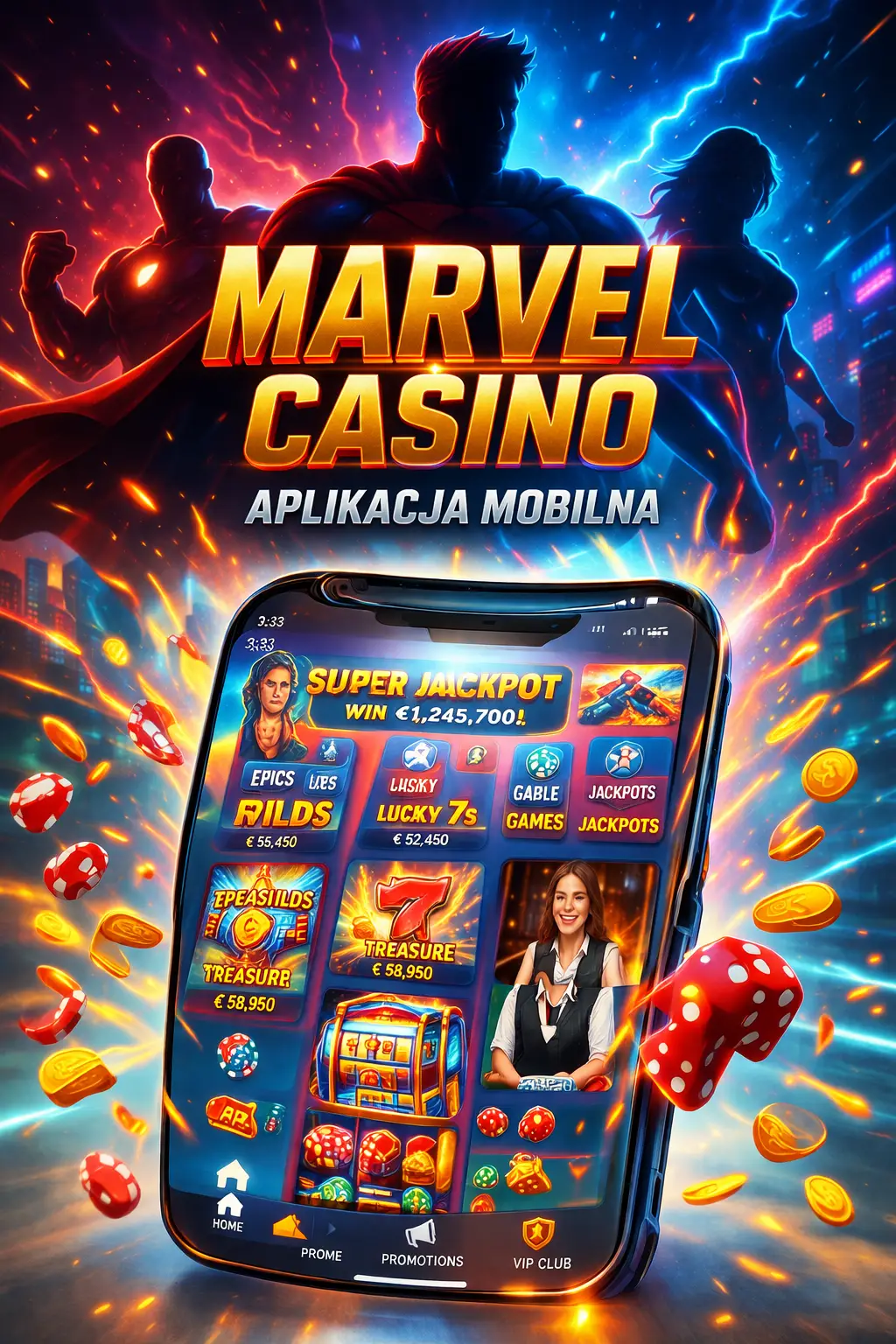 Marvel Casino Mobilne 2026 – Pełny Przewodnik po Grze na Smartfonie